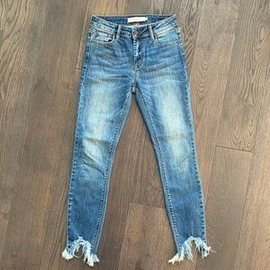 Hidden Jeans frayed hem jeans